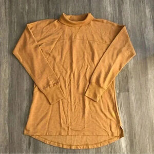 LL Bean SoftFlex Top Mock Neck Pullover Sweatshirt 514099 Womens Size‎ S